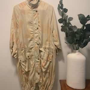 Free People Utility Jacket Lightweight Trench Coat
